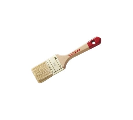 Флейцевая кисть MAKO, смесь щетины, деревянная ручка, латунированная оправа 353480L