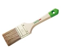 Флейцевая кисть MAKO смесь полиэстер и натур. щетины, для работы с пропитками по дереву и лазурями 354442 (40)