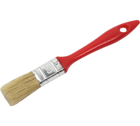 Плоская кисть MAKO специальная смесь щетины, пластиковая ручка, оправа из белой жести 352520Н