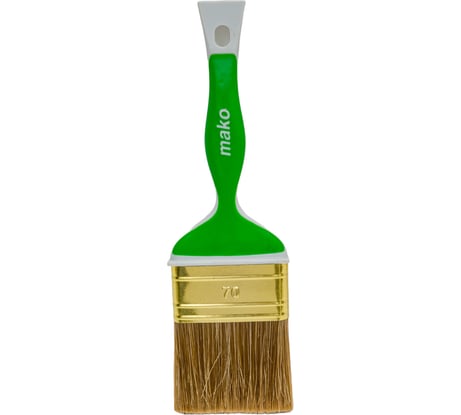 Кисть MAKO смесь полиэстер и натуральной щетины, для работы с пропитками по дереву и лазурями 3557(58)70