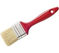 Плоская кисть MAKO, специальная смесь щетины, пластиковая ручка, оправа из белой жести 352599Н