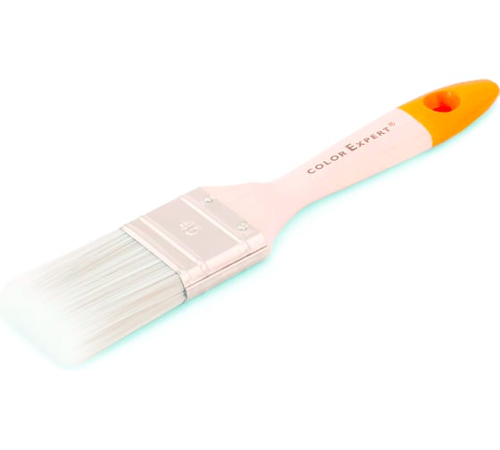 Кисть для акриловых лаков и лазурей COLOR EXPERT синтетическая щетина, деревянная ручка, 40мм 81184002 1