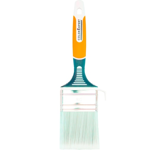 Флейцевая кисть COLOR EXPERT ПБТ-микс, 60мм, толщина 9мм, серо-белая, 3К ручка 81516002