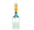 Флейцевая кисть COLOR EXPERT ПБТ-микс, 60мм, толщина 9мм, серо-белая, 3К ручка 81516002 3