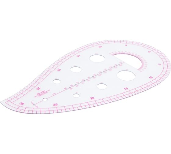 Лекало портновское метрическое Hobby&pro капля пройма, 64x27x25 см 7722932