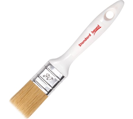 Плоская кисть BEOROL пластиковая ручка 30x15 мм ue30ru 271740