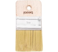 Плоская кисть BEOROL деревянная ручка 70x9 мм drb70ru 271737