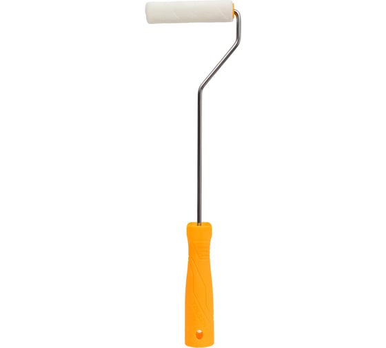 Валик малярный TOLSEN с ручкой, 100 мм, ворс 4 мм, полиакрил, Ø ручки 5.7 мм 40091 1