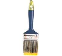 Плоская кисть TUNDRA искусственная щетина, пластиковая ручка, 2.5", 63 мм 1818251