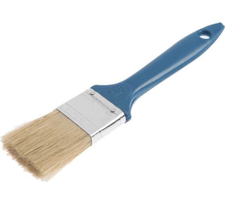 Плоская кисть ТУНДРА смешанная щетина, пластиковая ручка, 1.5", 38 мм 1818236