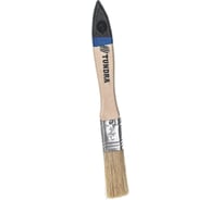 Плоская кисть ТУНДРА натуральная щетина, деревянная ручка, 3/4", 20 мм 5239762