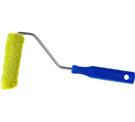 Мини-валик TUNDRA полиакрил, 100 мм, ручка d=6 мм, D=15 мм, ворс 12 мм, зеленый 2840586