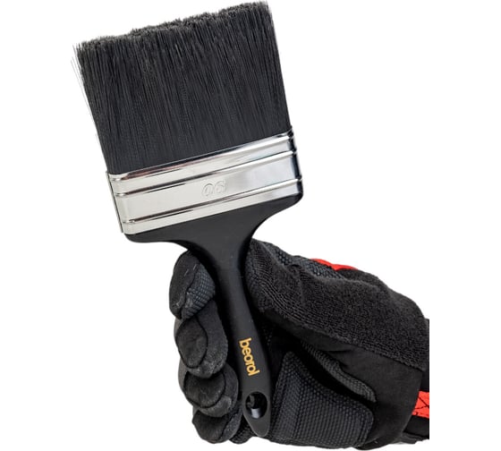 Плоская кисть BEOROL Black Professional 90 Х 15 мм 43987
