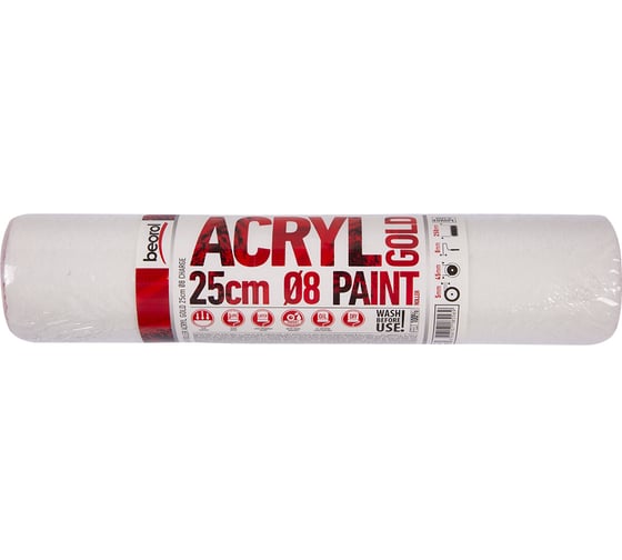 Запасной валик BEOROL полиэстер, Acryl Gold D45, 250 мм, ворс 5 мм, бюгель 8 мм 40640