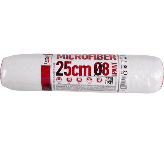 Запасной валик BEOROL микрофибра, D45, 250 мм, ворс 9 мм, бюгель 8 мм 40636