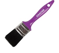 Плоская кисть KRAFOR черная щетина, 40 Х 15 мм 209885