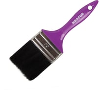 Плоская кисть KRAFOR черная щетина, 70 Х 15 мм 209888