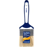 Кисть малярная Tulips decor 75х16мм, для ЛКМ на алкидной основе Tulips Tools NP21-070