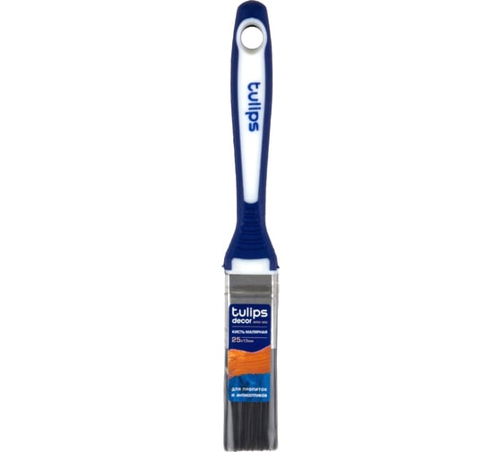 Кисть малярная Tulips decor 25х13мм, для пропитки и антисептики Tulips Tools NP22-020