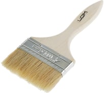 Плоская кисть LOM натуральная щетина, деревянная рукоятка, 4" 1818222