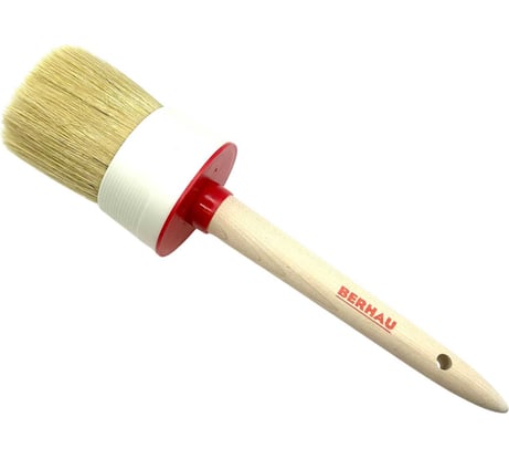 Кисть круглая Berhau №20 65 мм, смешанная щетина, деревянная ручка 102086