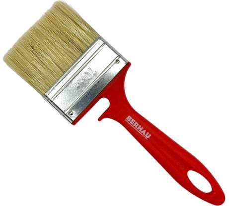 Кисть плоская Berhau 70x12 мм, смешанная щетина, пластиковая ручка 101955