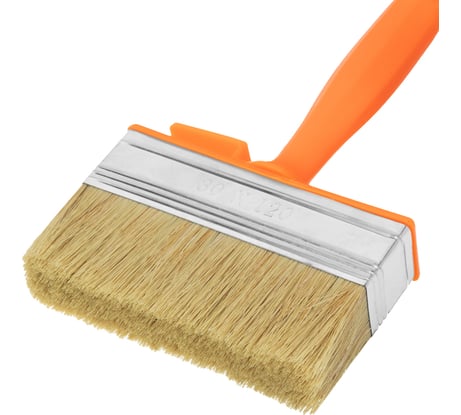 Кисть-ракля SPARTA 30x120 мм, натуральная щетина, пластмассовый корпус, пластмассовая ручка 841068