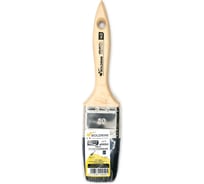 Кисть Boldrini черная щетина и ручка из дуба, 50х15 мм 40050