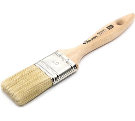 Профессиональная кисть Boldrini натуральная щетина 40 мм 50040