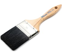 Кисть Boldrini с черной щетиной из синтетики, 70х15 мм 40070