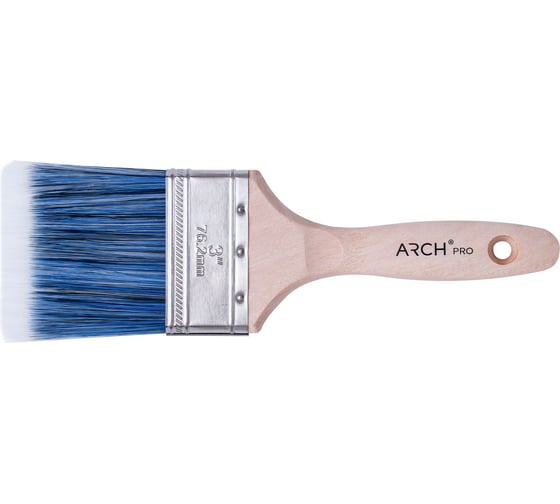 Кисть плоская ARCH PRO GOLD с синтетической щетиной, 75 мм 173075