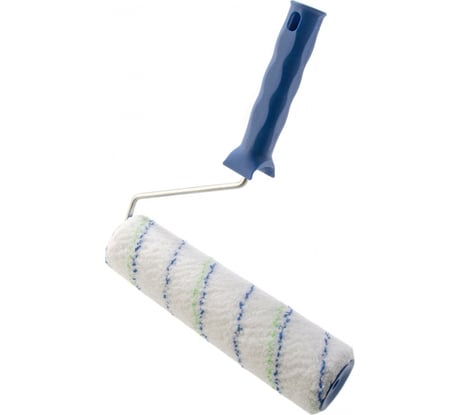 Валик Сибртех Водные краски, 250 мм, ворс 12мм, D - 48 мм, D ручки - 6 мм, полиэстер 80187