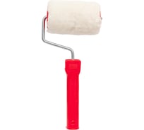 Валик Малярок "ТЕРМОФЬЮЖН" "Мех Нат." 100 мм D 48 мм, ворс 16 мм, плот. 540 гр/м2, быстросъемная ручка 6 мм, "" 535-0100