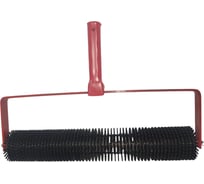 Валик Малярок 300 мм игла 13 мм, игольчатый для наливных полов с ручкой, (скоба) "Штукатурыч" 788-0300