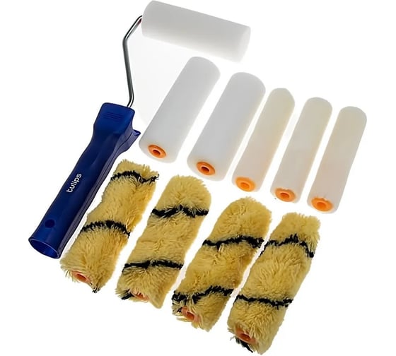 Набор мини валиков Tulips Tools Tulips decor, 10шт NP10-111