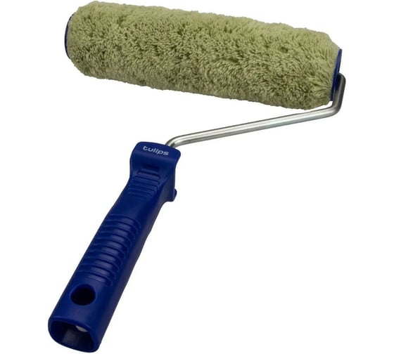 Валик Tulips Tools Tulips decor Green с рукояткой, полиакрил, 250мм, ворс 18мм NP10-007