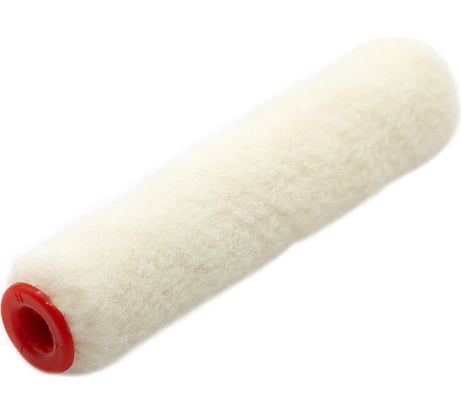 Валик DeltaRoll велюровый, белый, ворс 4 мм, 100х25 мм R02100