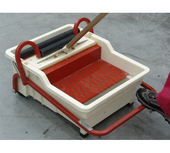 Ванночка для мытья плитки RAIMONDI PEDALO 40л, в комплекте с губками 356NSWEE