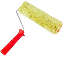 Малярный валик РемоКолор с рукояткой Синтэкс, ось 6мм, D40мм, 180мм, красная рукоятка, 04-2-520