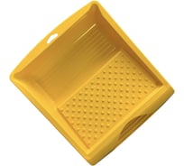 Ванночка для краски ACCURATE 310х270х80мм для валиков до 180 мм желтая, Ван.29*26