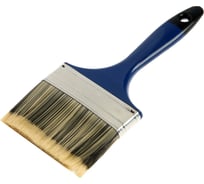 Плоская кисть TUNDRA искусственная щетина, пластиковая ручка, 4", 100 мм 1818253