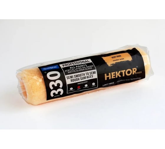 Малярный валик Blue Dolphin Hector для фактурных работ, полиэстер, 180мм, 13мм H18W13_48769