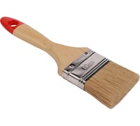 Кисть плоская Toolberg Классик-Эксперт натуральная щетина, деревянная рукоятка, 50мм ЛА-00003371