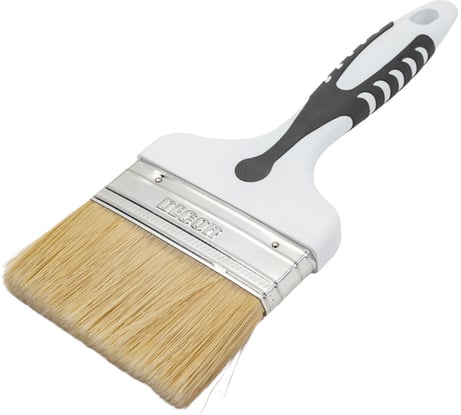 Кисть DECOR Black White универсальная 100х15мм, светлая смешанная щетина, 2К ручка 880-100