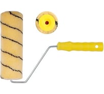 Валик FIT полиакрил, бежевый с черной полоской, диам. 48/72 мм, ворс 12 мм, 230 мм 01847