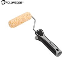 Малярный мини-валик ROLLINGDOG Super-Micro из микрофибры для всех видов краски, 100 мм., ворс 10 мм, бюгель 6 мм., 60153
