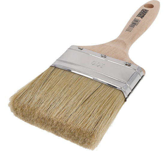 Плоская кисть HARDY SELECT серия 50 Naturmix 100 мм, натуральная светлая щетина 0200-506899