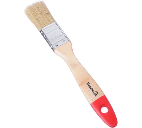 Кисть HEADMAN малярная плоская "Евро" натуральная щетина 1 д. 25 мм 682-080