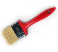 Кисть флейцевая универсальная MAKLER натуральная щетина, для всех типов эмалей/лаков/красок, пластиковая ручка и нержавеющая оправа В70