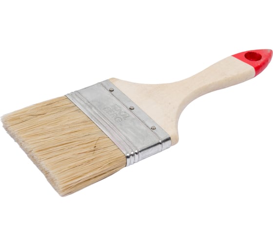 Плоская кисть Toolberg 3", белая 0101030 90002479094 1